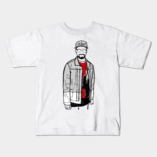 Spike Lee (25th Hour) Portrait Kids T-Shirt by Youre-So-Punny